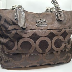 Coach Handbag Chocolate / Pink g0968-14133
